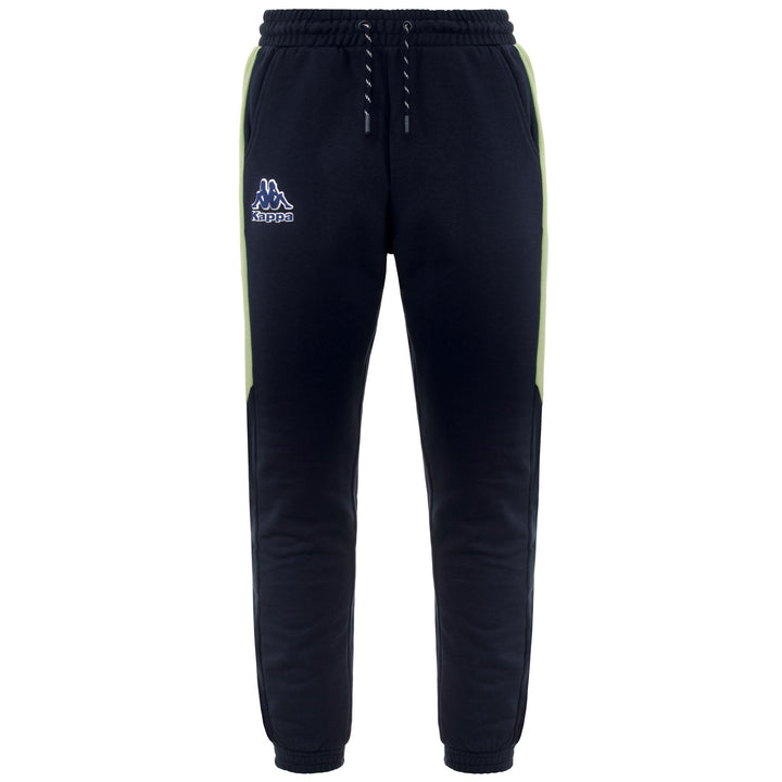 Pants Man LOGO FREGO Sport Trousers BLUE MARINE - GREEN SAGE Photo (jpg Rgb)			