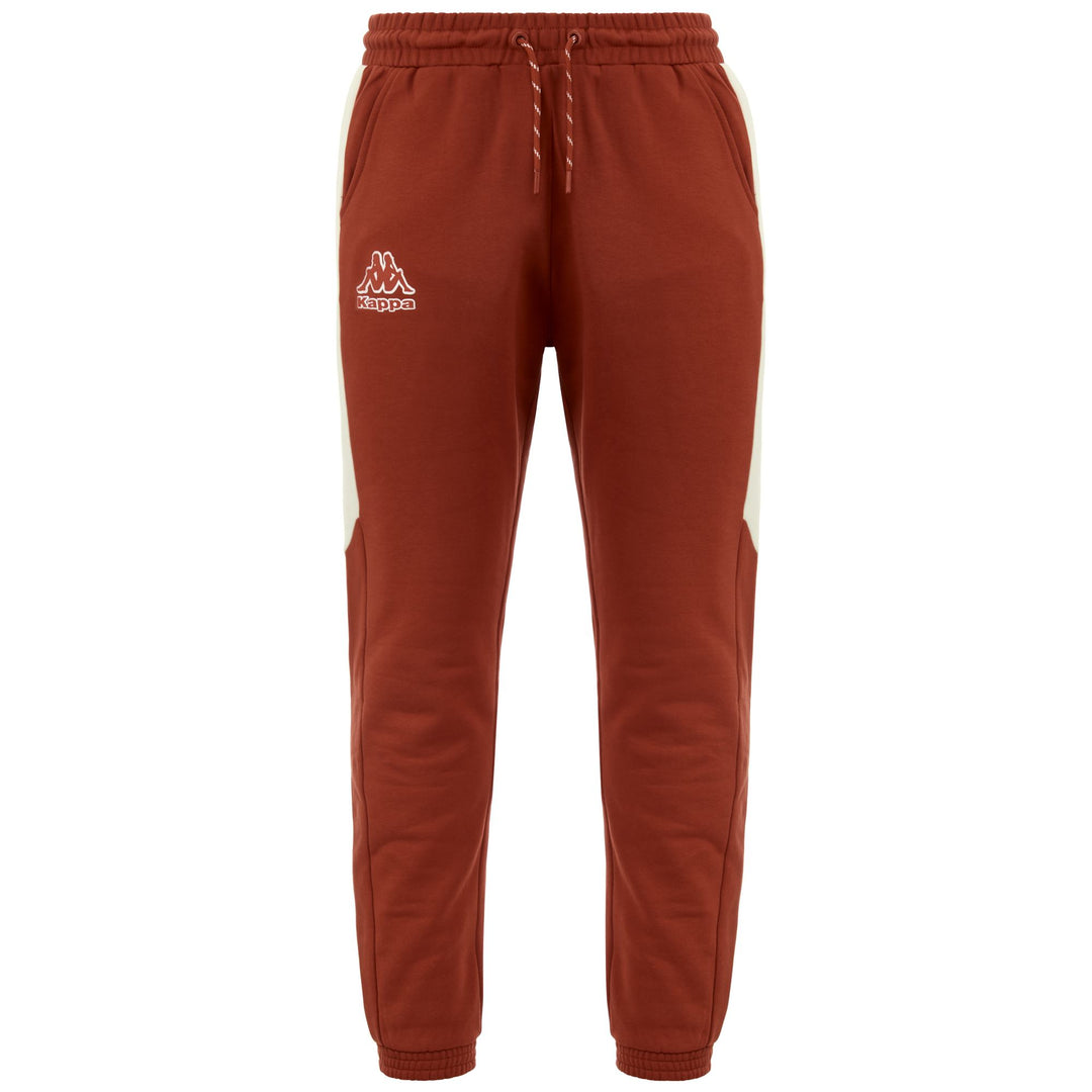 Pants Man LOGO FREGO Sport Trousers RED CRETA - WHITE WHISPER Photo (jpg Rgb)			