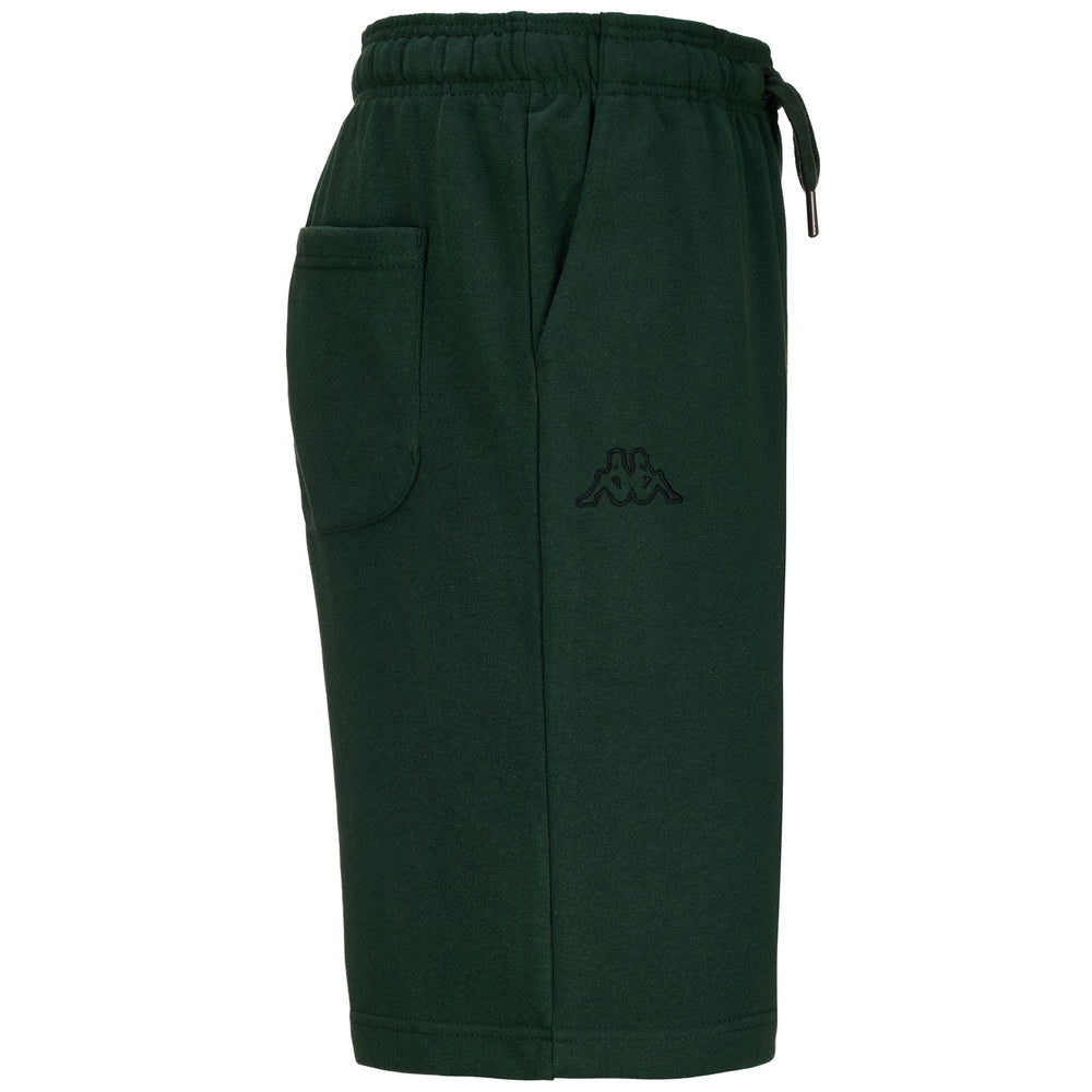 Shorts Man LOGO ZOLY RY Sport Shorts GREEN BLACKISH Dressed Front (jpg Rgb)	