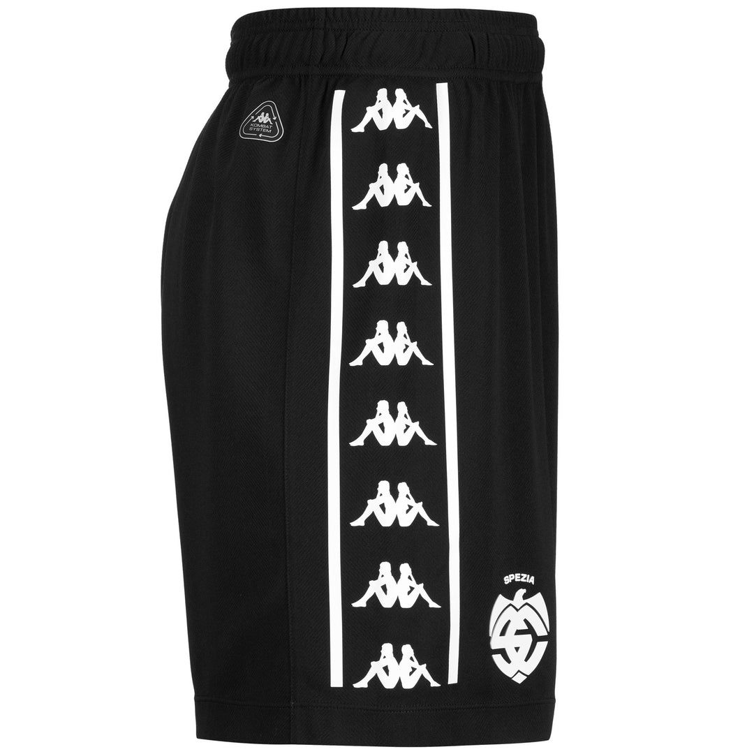 Shorts Man KOMBAT RYDER SPEZIA Sport Shorts BLACK Dressed Front (jpg Rgb)	