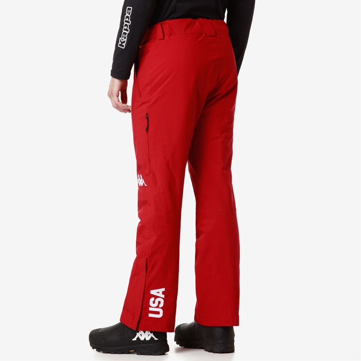 Pants Man 8CENTO 864 US Sport Trousers RED RACING Detail Double				