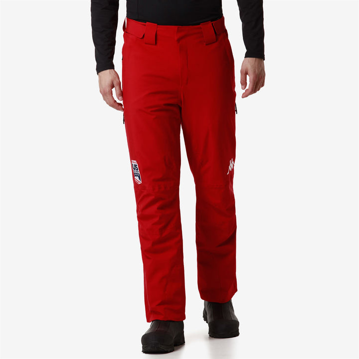 Pants Man 8CENTO 864 US Sport Trousers RED RACING Detail (jpg Rgb)			