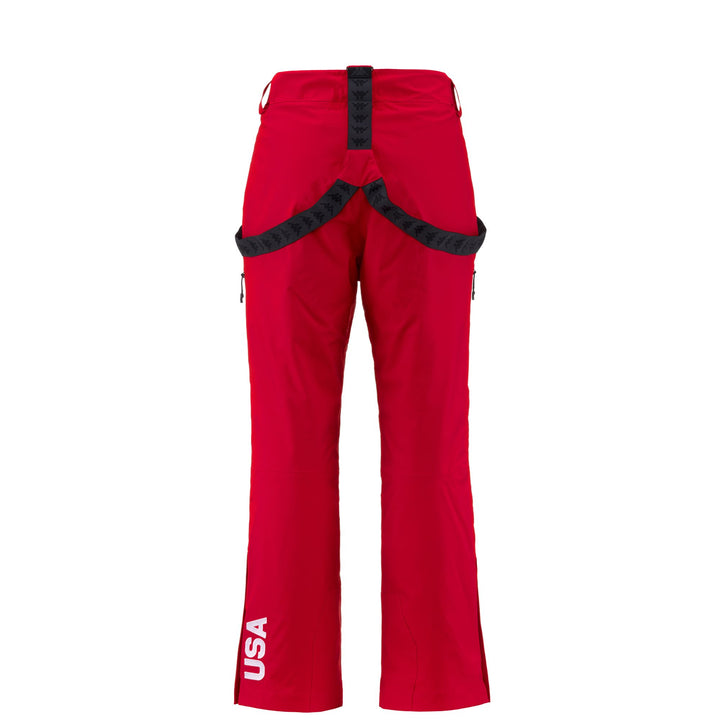 Pants Man 8CENTO 864 US Sport Trousers RED RACING Dressed Side (jpg Rgb)		