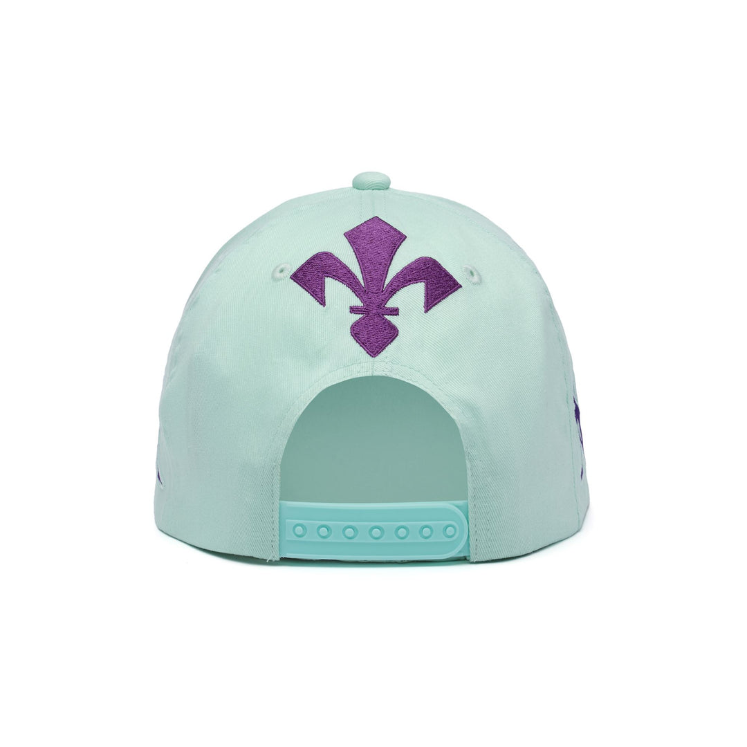 Headwear Unisex ASETYFLAT FIORENTINA Cap GREEN WATER-VIOLET INDIGO Dressed Side (jpg Rgb)		