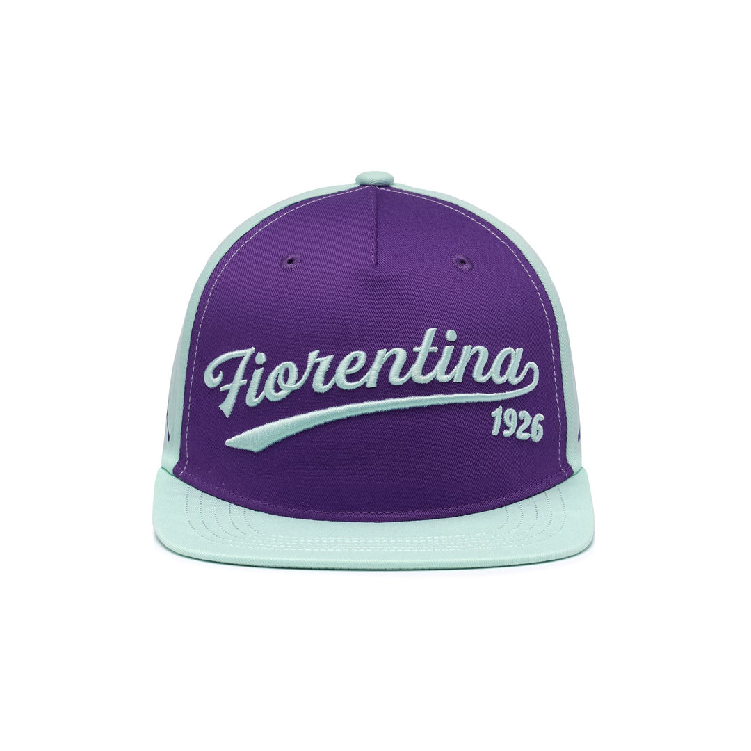 Headwear Unisex ASETYFLAT FIORENTINA Cap GREEN WATER-VIOLET INDIGO Photo (jpg Rgb)			