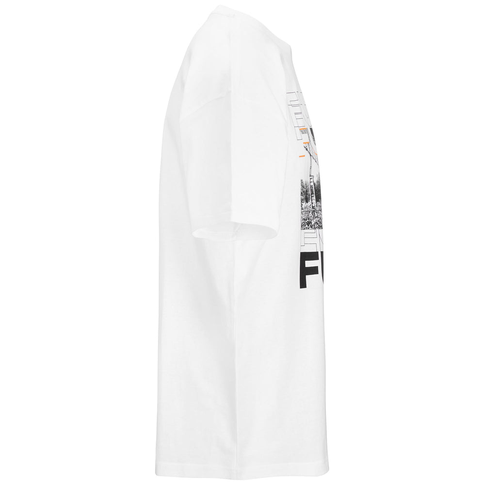 T-ShirtsTop Man AUTHENTIC MAIN KFF T-Shirt WHITE Dressed Front (jpg Rgb)	