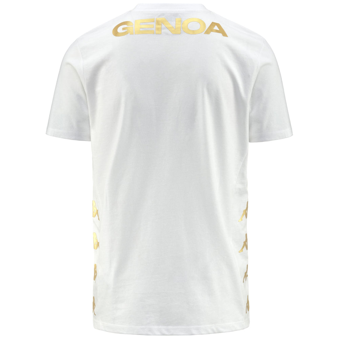 T-ShirtsTop Man GIOVO GENOA T-Shirt WHITE Dressed Side (jpg Rgb)		