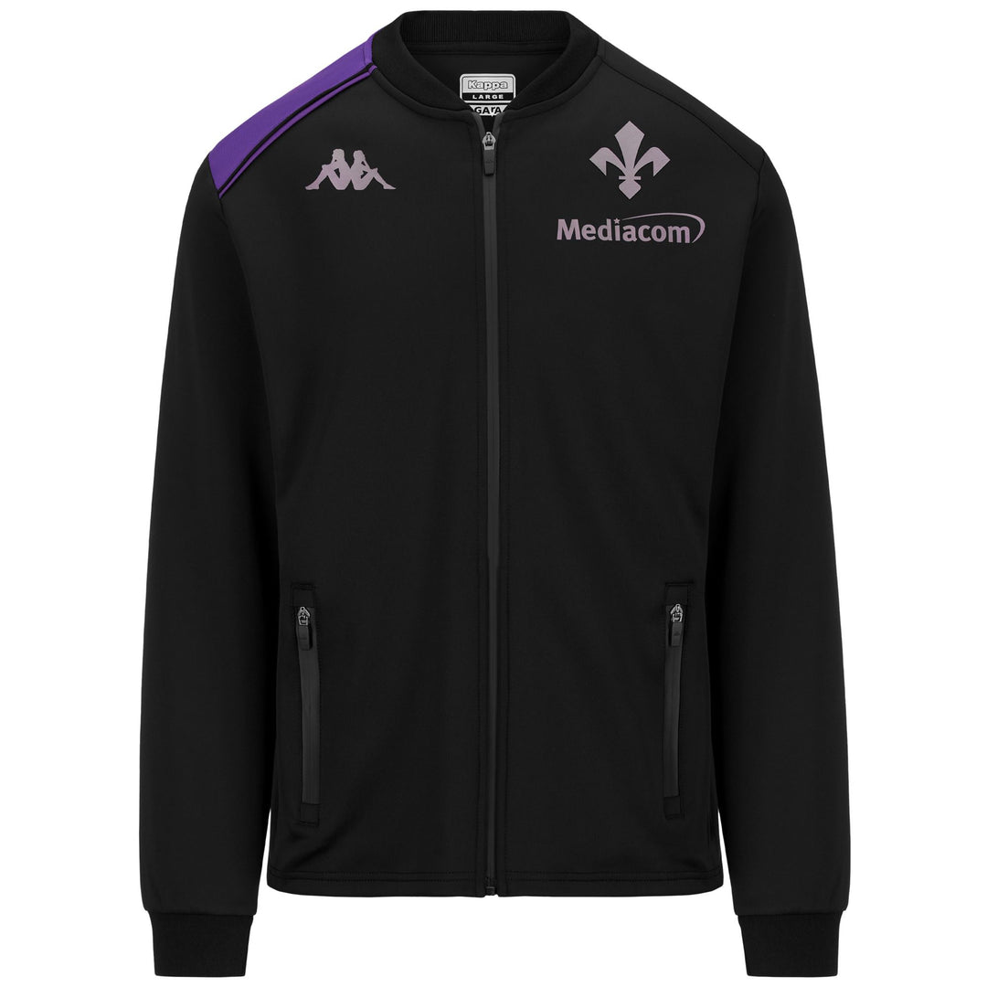 Fleece Man ATRISO FIORENTINA Jacket BLACK-VIOLET INDIGO Photo (jpg Rgb)			