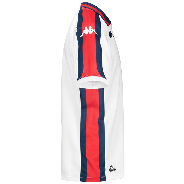 Active Jerseys Man KOMBAT 2025 GENOA Shirt WHITE-RED-BLUE DK Dressed Front (jpg Rgb)	