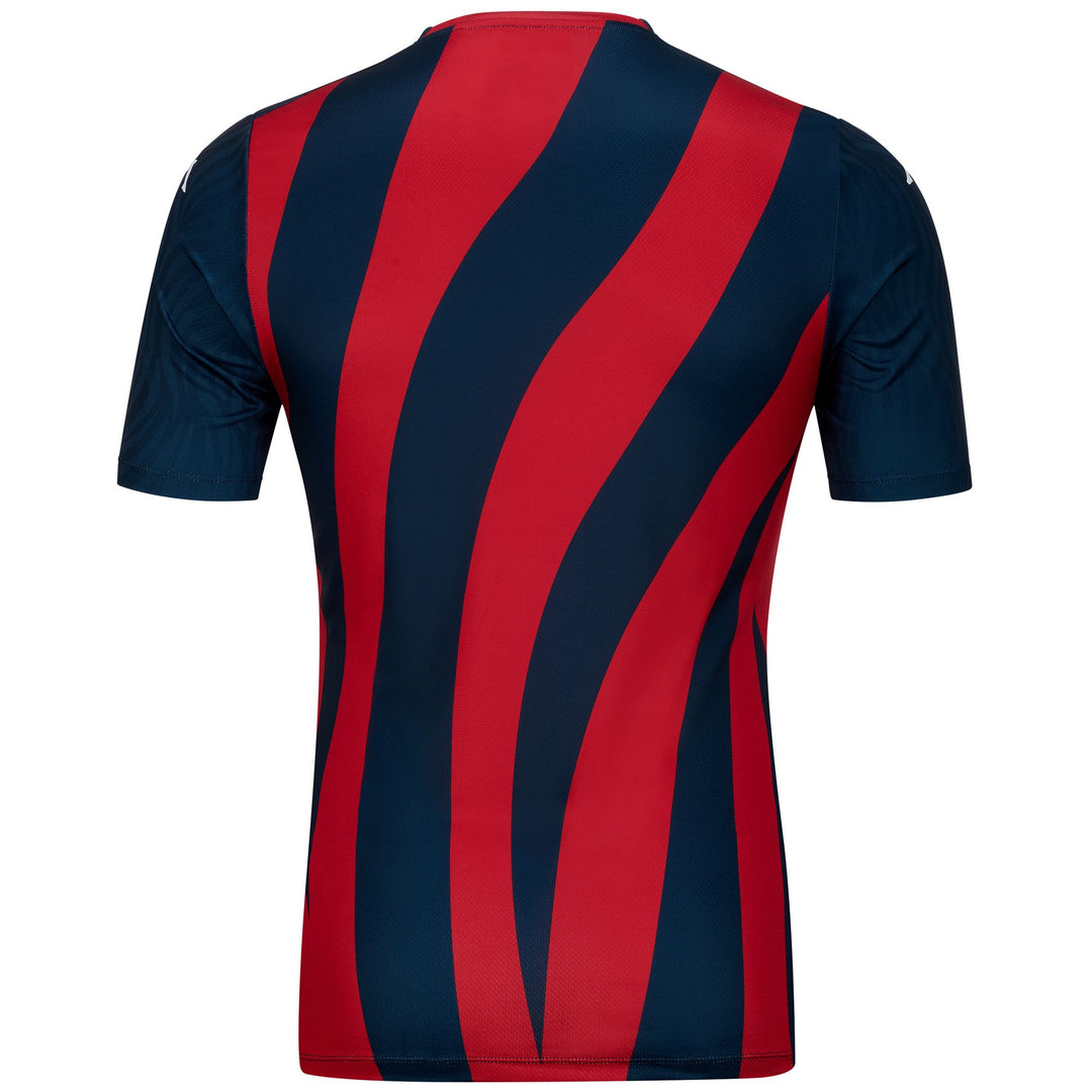 Active Jerseys Man ABOUPRE PRO 8 GENOA Shirt RED-BLUE DK Dressed Side (jpg Rgb)		