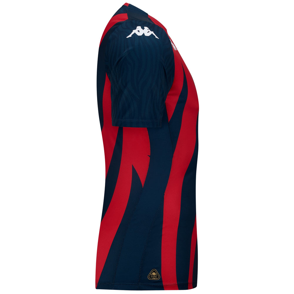 Active Jerseys Man ABOUPRE PRO 8 GENOA Shirt RED-BLUE DK Dressed Front (jpg Rgb)	