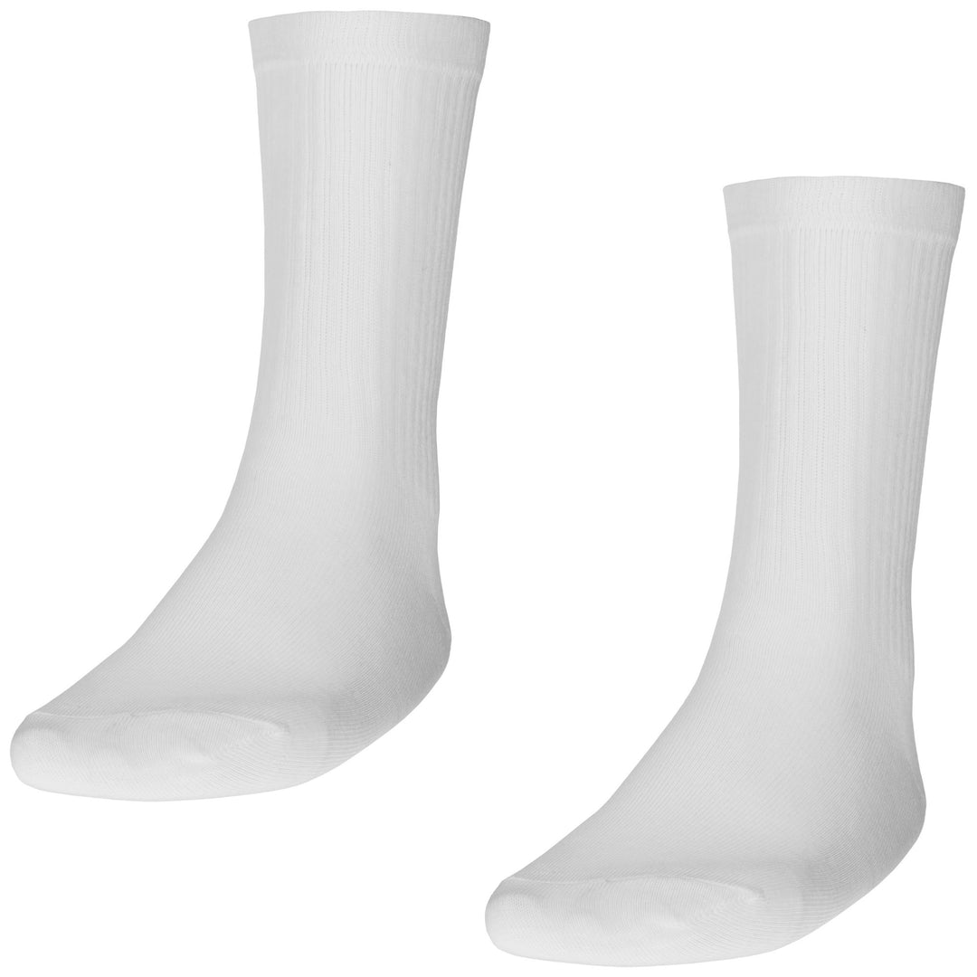 Socks Man ASTO 2PACK Quarter High Sock WHITE 001 Dressed Front (jpg Rgb)	