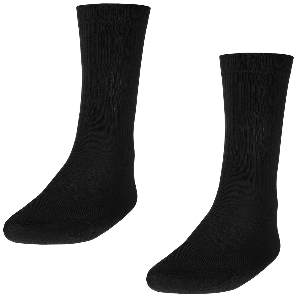 Socks Man ASTO 2PACK Quarter High Sock BLACK 024 Dressed Front (jpg Rgb)	