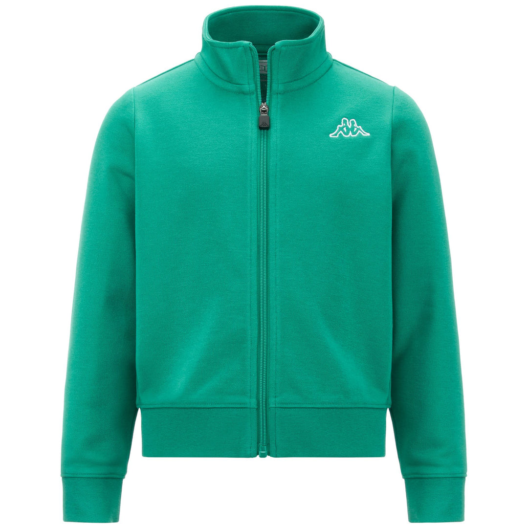 Fleece Unisex LOGO GERTE KID Jacket GREEN Photo (jpg Rgb)			