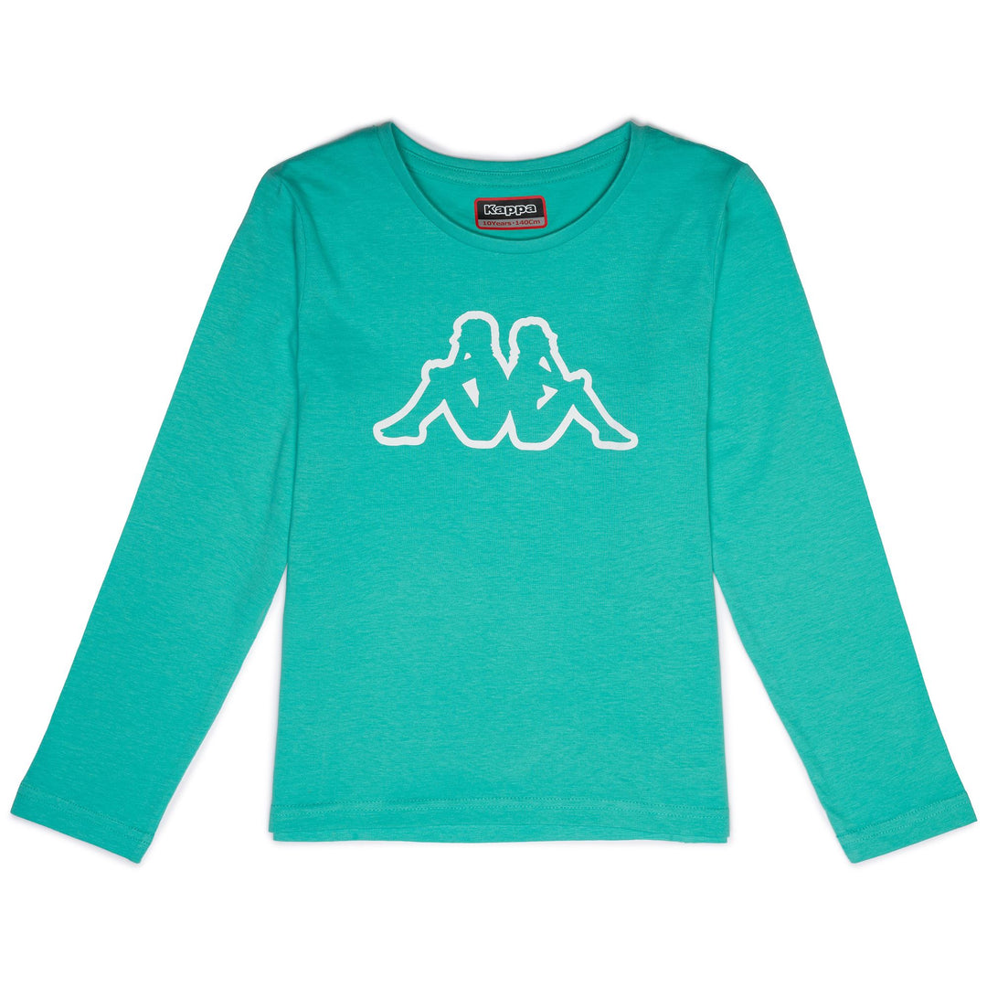 T-ShirtsTop Girl LOGO BECKY T-Shirt TURQUOISE LT Photo (jpg Rgb)			