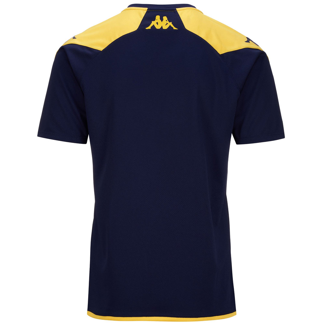 Active Jerseys Man ABOU PRO 7 DEPORTIVO Shirt BLUE MARINE-YELLOW Dressed Side (jpg Rgb)		