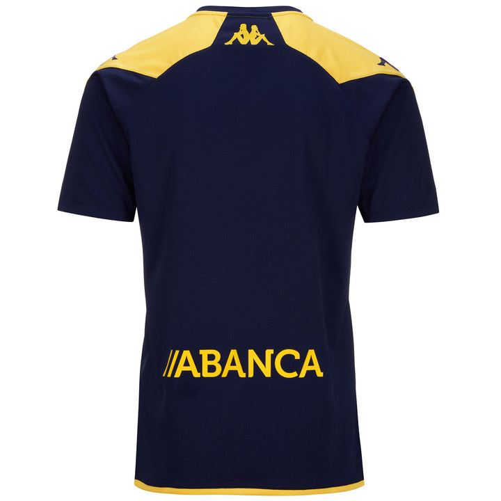 Active Jerseys Man ABOU PRO 7 DEPORTIVO Shirt BLUE MARINE-YELLOW Dressed Side (jpg Rgb)		