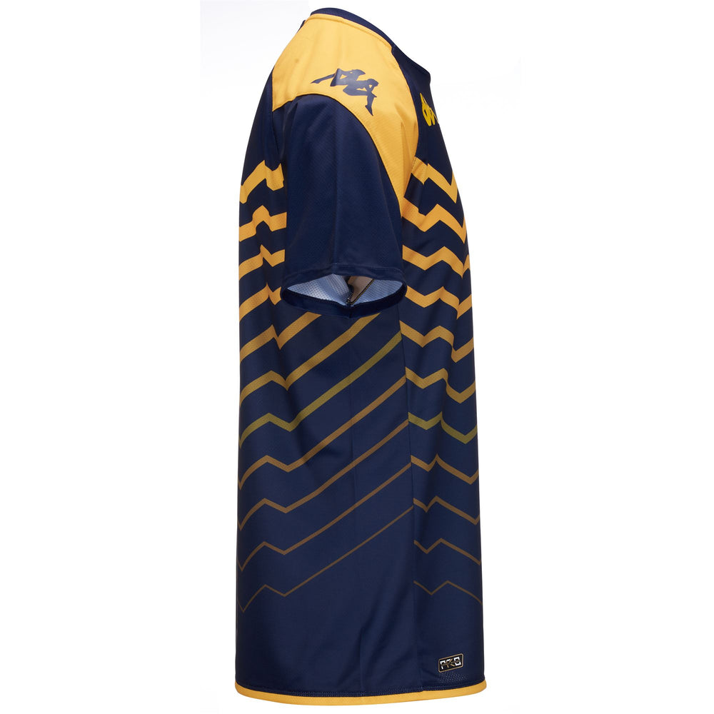 Active Jerseys Man ABOUPRET PRO 7 DEPORTIVO Tank BLUE MARINE-YELLOW Dressed Front (jpg Rgb)	