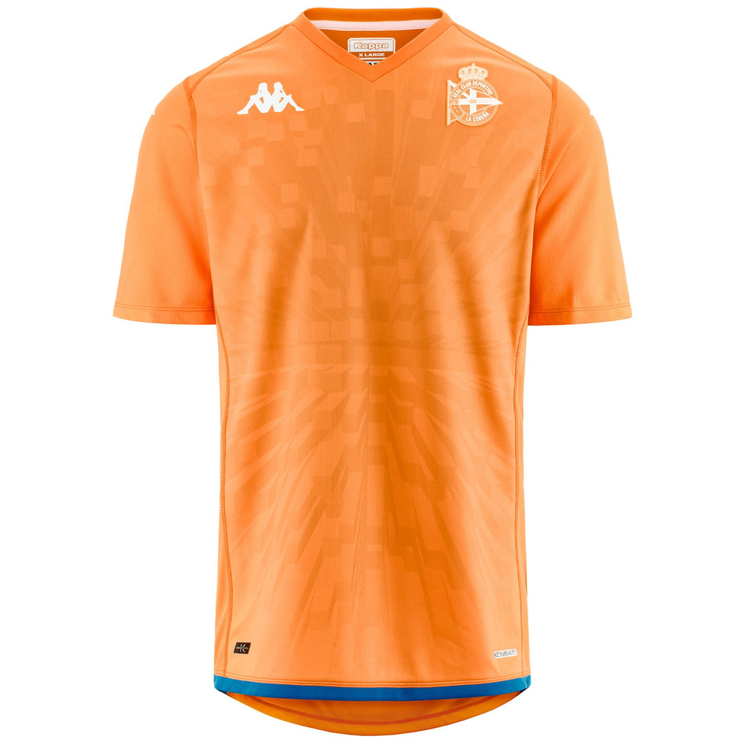 Active Jerseys Man KOMBAT 2024 GK DEPORTIVO Shirt ORANGE FLUO-BLUE ROYAL Photo (jpg Rgb)			