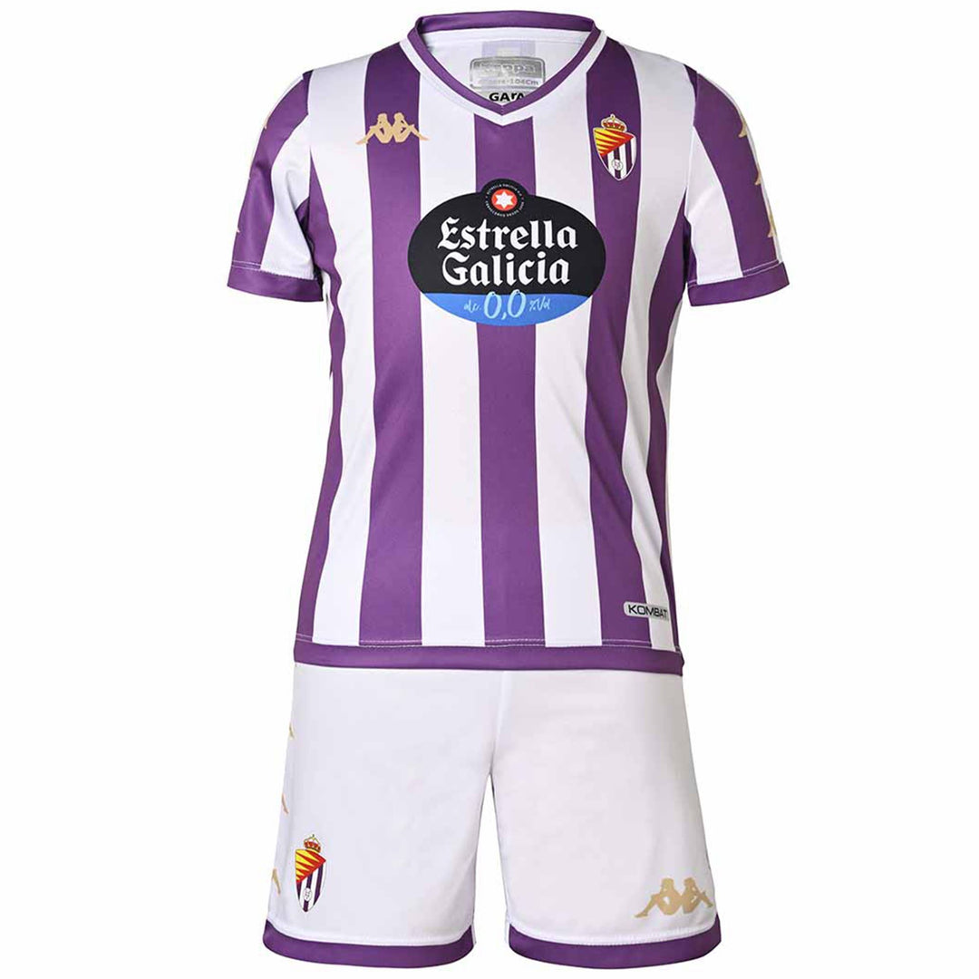 SETS Kid unisex KOMBAT KIT VALLADOLID Shorts / T-Shirt BRIGHT VIOLET - WHITE Photo (jpg Rgb)			