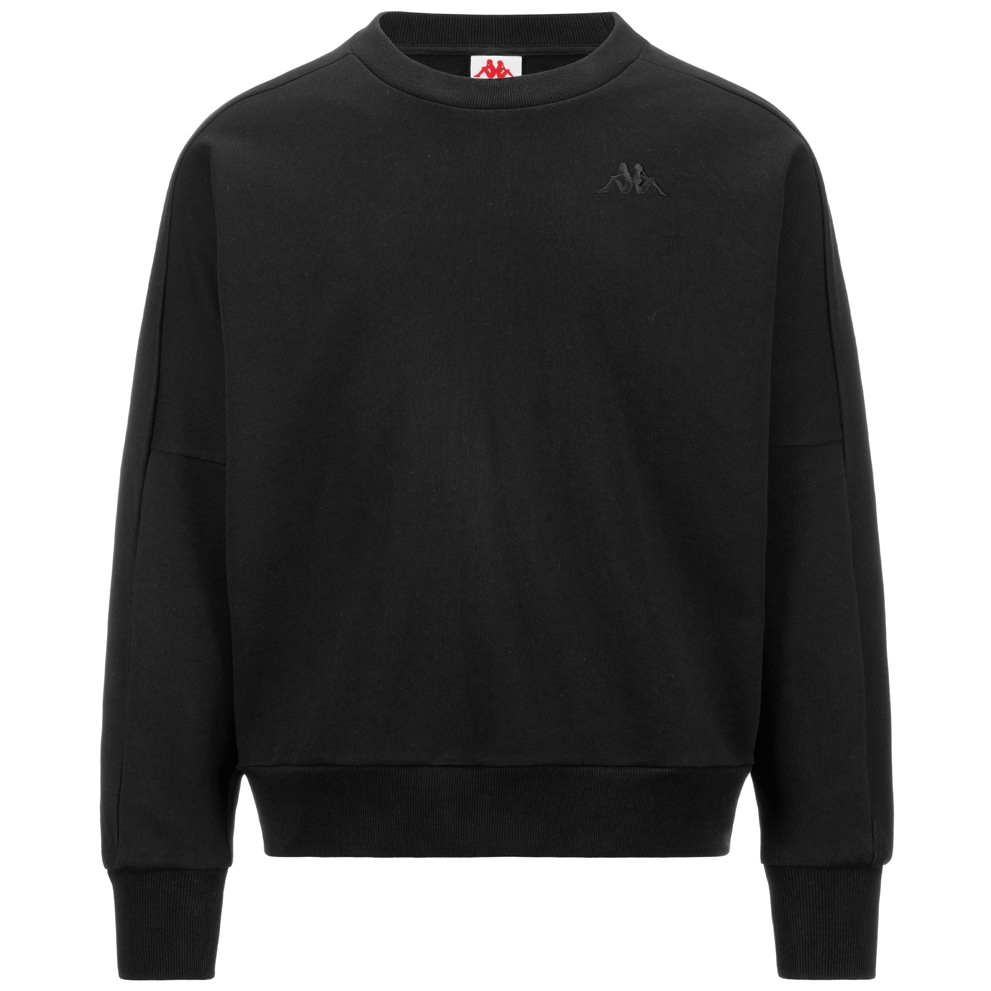 Kappa black deals crewneck for men