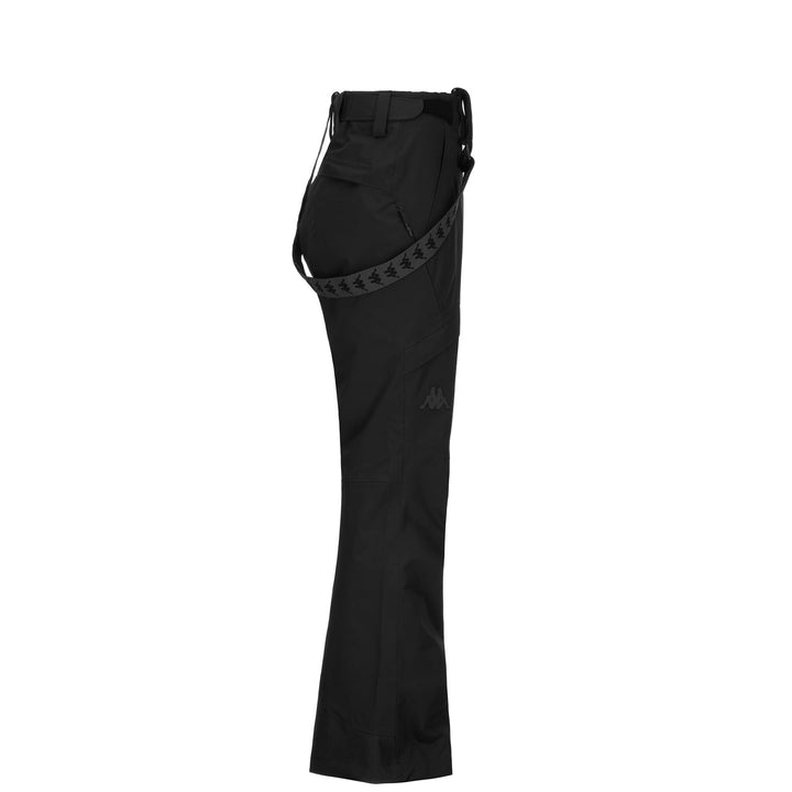 Pants Man 6CENTO 622C Sport Trousers BLACK Dressed Front (jpg Rgb)	