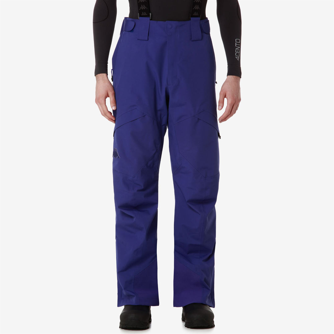 Pants Man 6CENTO 622C Sport Trousers BLUE SPECTRUM - BLACK Detail (jpg Rgb)			