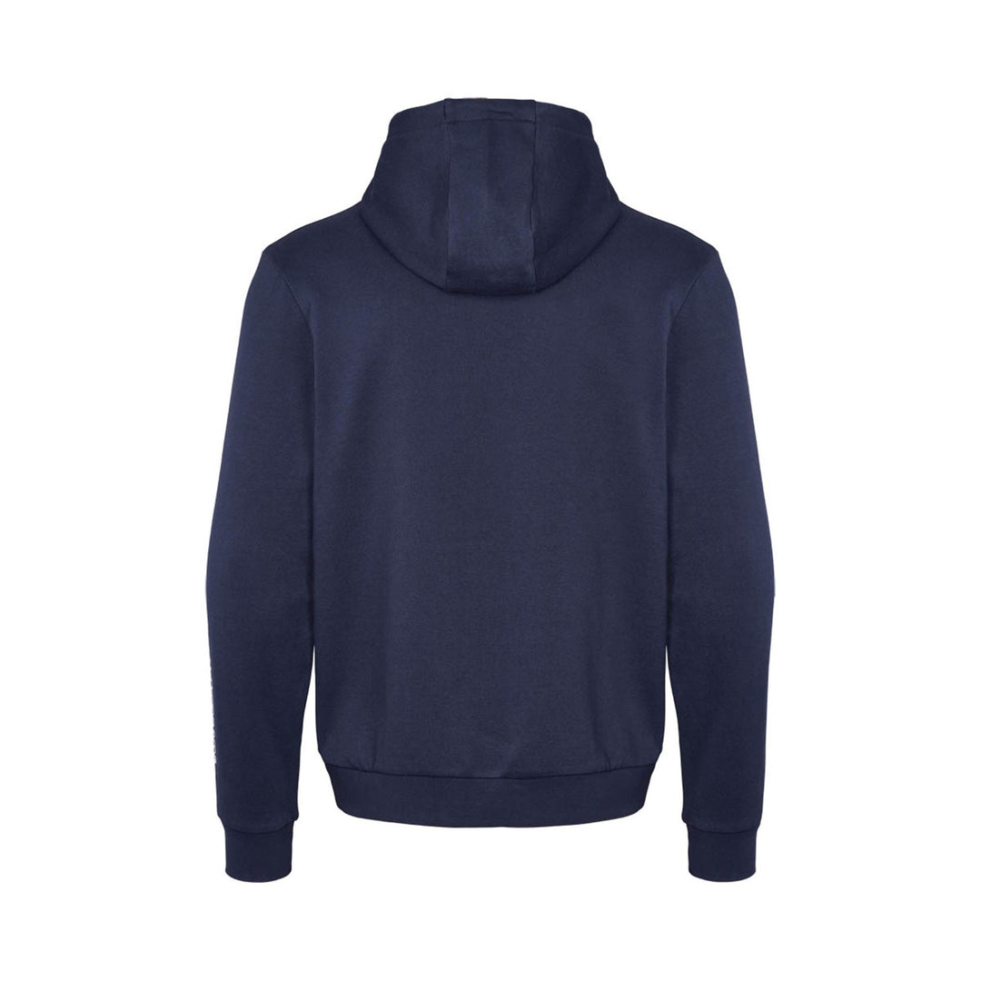 Fleece Man LOGO FETRO Jumper BLUE MARINE Dressed Back (jpg Rgb)		