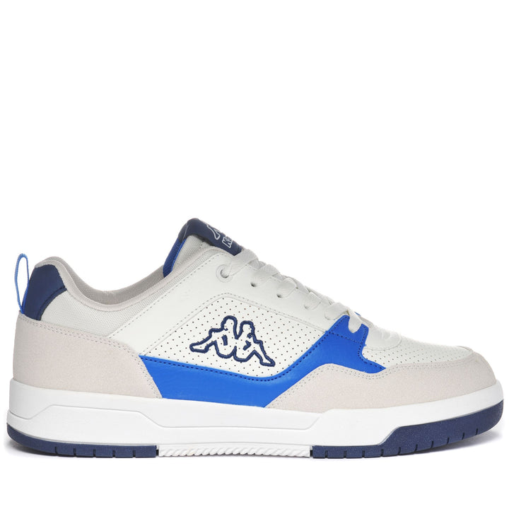 Sneakers Man LOGO MANIS Low Cut WHITE OFF-BLUE DK Photo (jpg Rgb)			