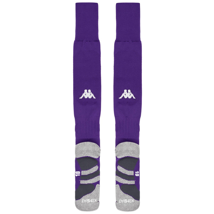 Socks Man KOMBAT SPARK PRO FIORENTINA 1PACK Knee High Sock VIOLET INDIGO Dressed Side (jpg Rgb)		