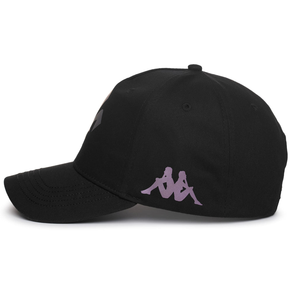 Headwear Man ESEFY FIORENTINA Cap BLACK Dressed Front (jpg Rgb)	