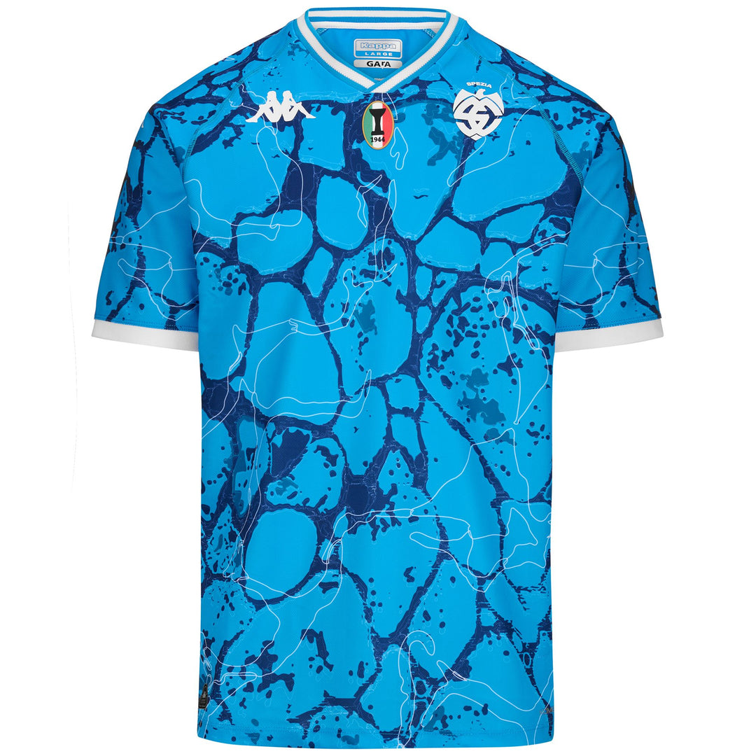 Active Jerseys Man KOMBAT 2025 SPEZIA Shirt AZURE-WHITE Photo (jpg Rgb)			