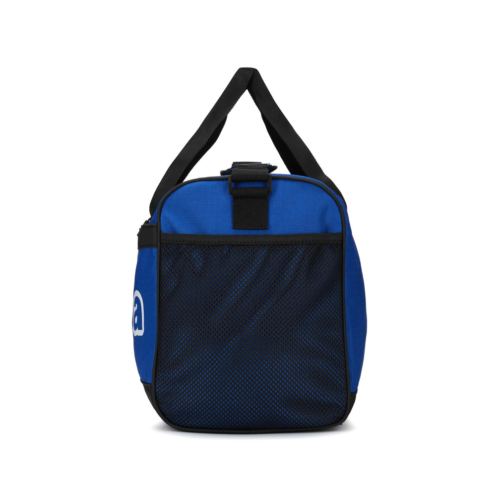 Bags Unisex LOGO GARILLO Duffle BLUE ROYAL Dressed Front (jpg Rgb)	