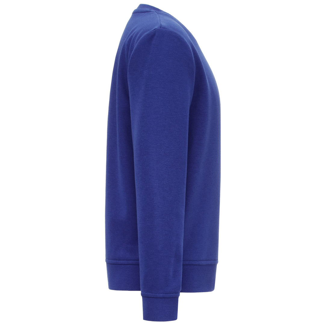 Fleece Unisex LOGO CAIMA KID Jumper BLUE SURF Dressed Side (jpg Rgb)		