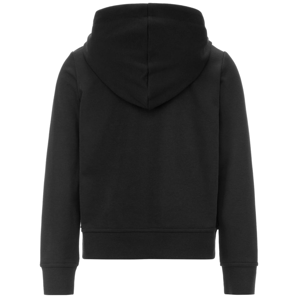 Fleece Unisex LOGO DIC KID Jumper BLACK Dressed Front (jpg Rgb)	