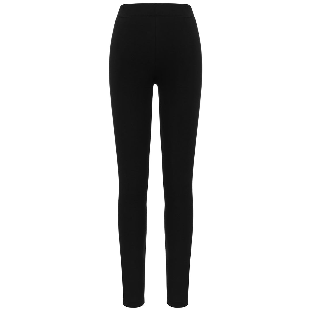 Pants Woman LOGO FASSILI Sport Trousers BLACK Dressed Side (jpg Rgb)		