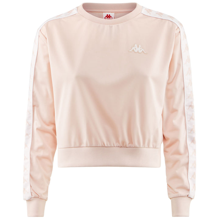 Fleece Woman 222 BANDA AHMIS Jumper PINK-WHITE Photo (jpg Rgb)			