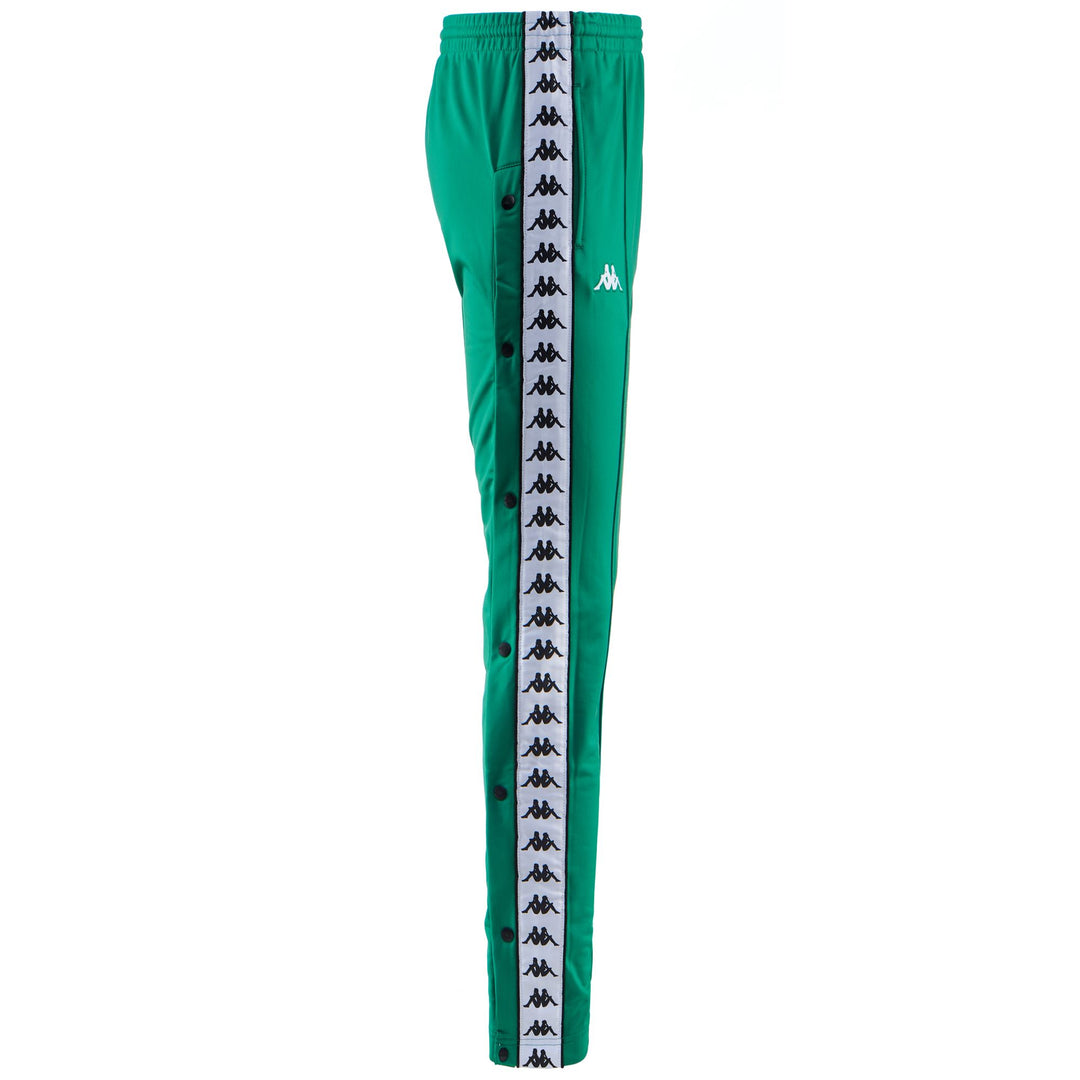 Pants Man 222 BANDA ASTORIA SNAPS SLIM Sport Trousers GREEN-BLACK-WHITE Dressed Front (jpg Rgb)	