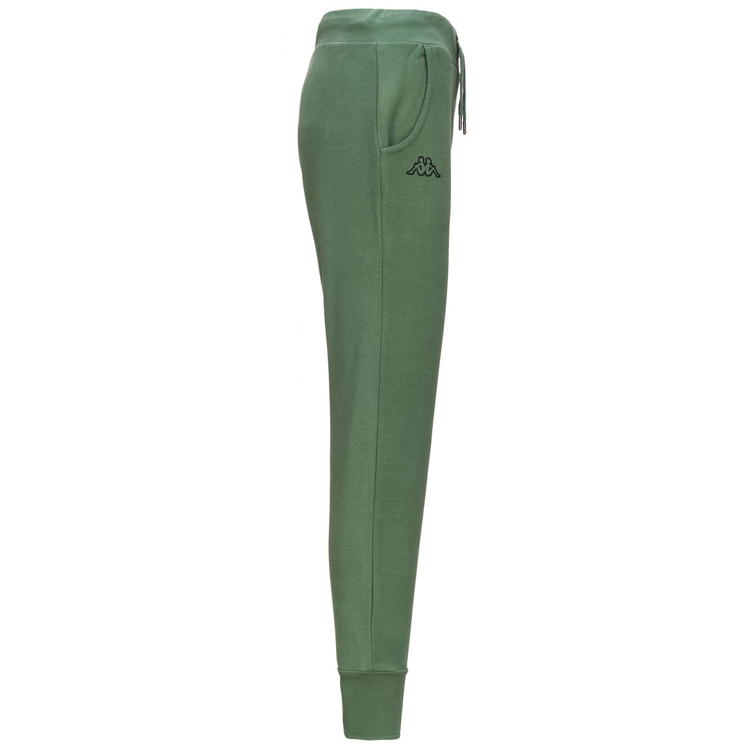 Pants Woman LOGO  ZALIA Sport Trousers GREEN DUCK Dressed Front (jpg Rgb)	