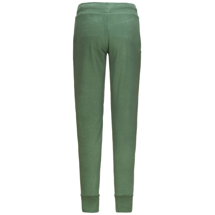 Pants Woman LOGO  ZALIA Sport Trousers GREEN DUCK Dressed Side (jpg Rgb)		