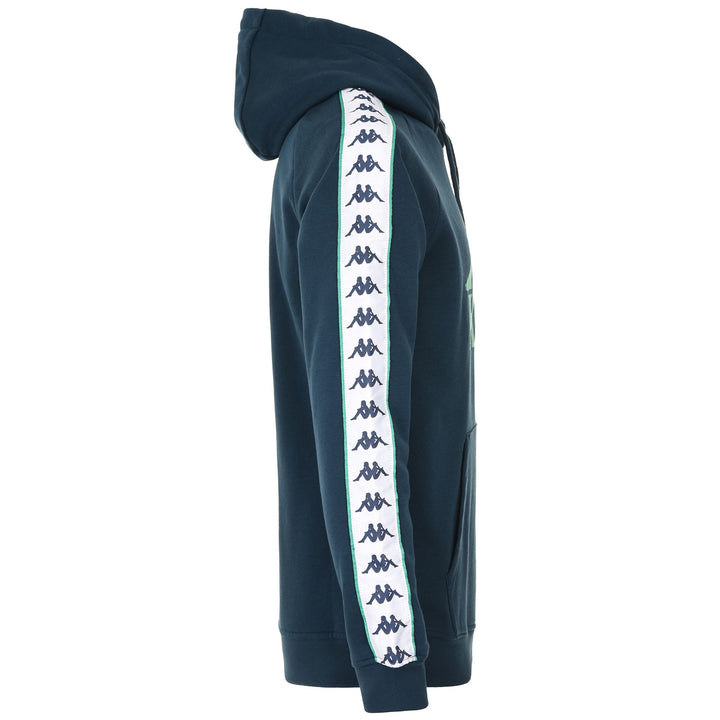 Fleece Man 222 BANDA HURTADO Jumper BLUE DARK-WHITE-GREEN Dressed Front (jpg Rgb)	