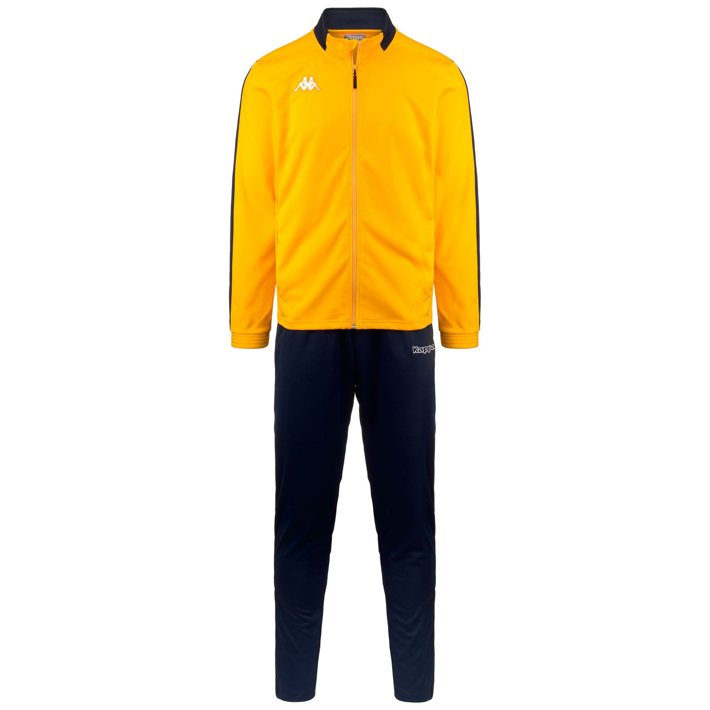 Yellow and black store kappa tracksuit