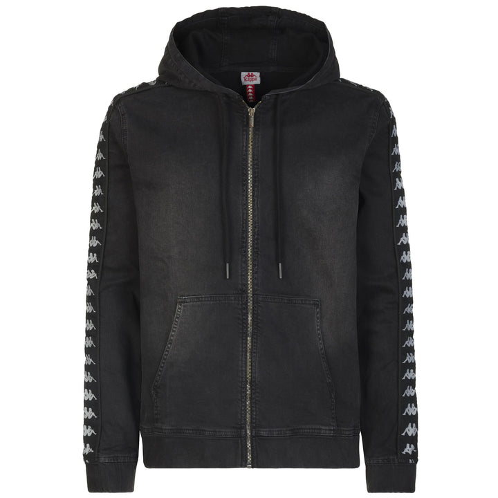 Fleece Man 222 BANDA BREDEI Jacket GREY DK-BLACK Photo (jpg Rgb)			