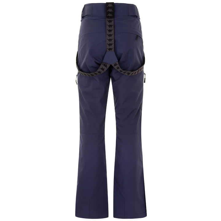 Pants Woman 6CENTO 665 Sport Trousers BLUE SPACE-BLACK Dressed Front (jpg Rgb)	