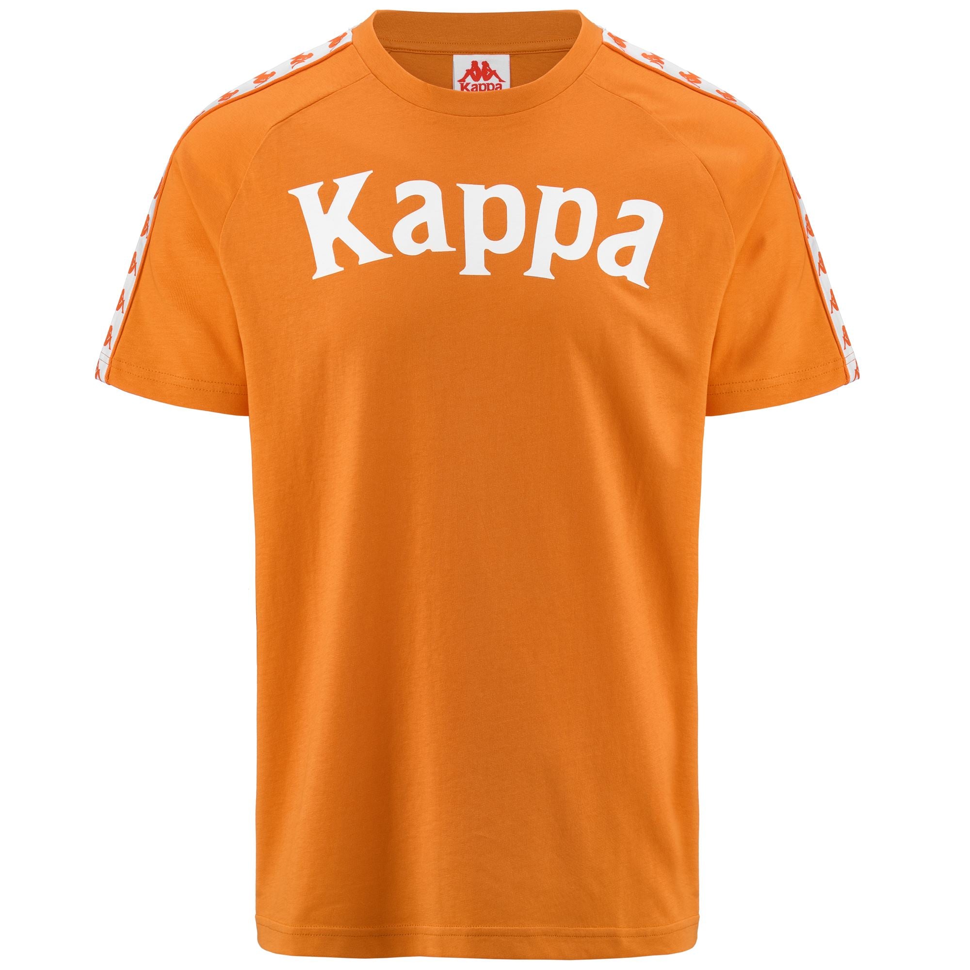 T ShirtsTop Man 222 BANDA BALIMA T Shirt ORANGE RUST WHITE