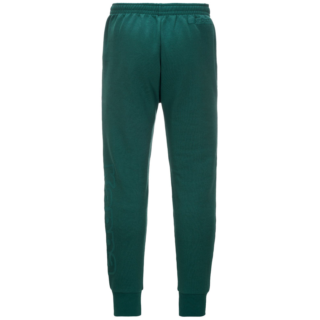 Pants Man LOGO  BIPANT SLIM Sport Trousers GREEN DUCK Dressed Side (jpg Rgb)		