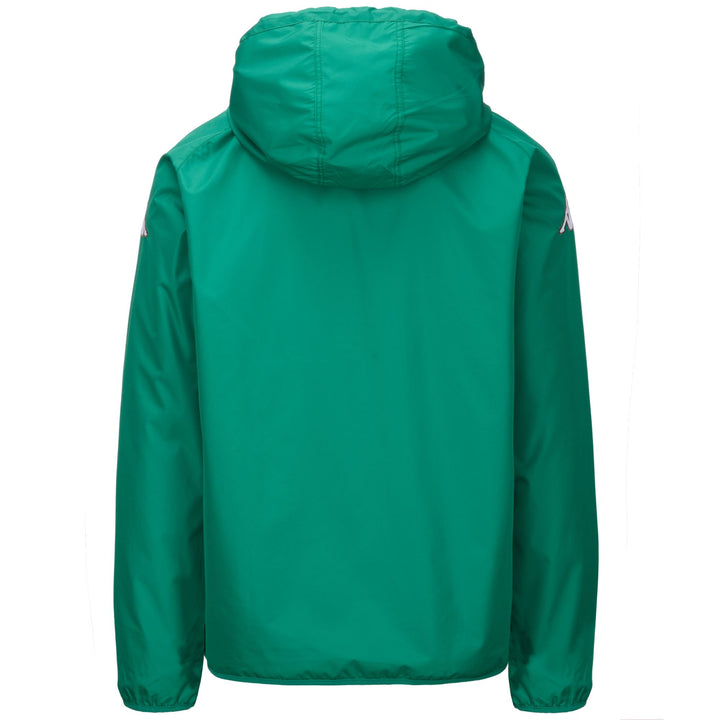 Jackets Man KAPPA4TRAINING MARTIO Mid GREEN Dressed Side (jpg Rgb)		