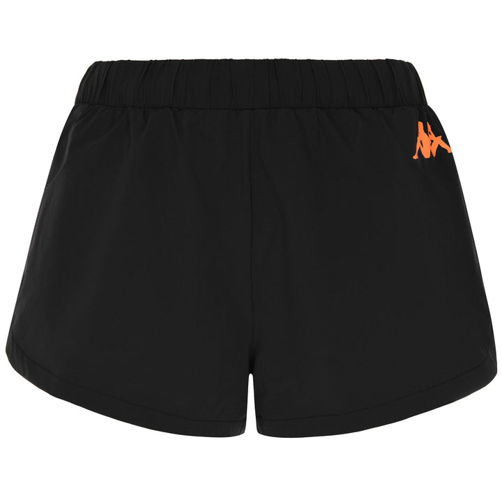 Shorts Woman KOMBAT BEY Sport  Shorts BLACK - WHITE - ORANGE POPSICLE Photo (jpg Rgb)			