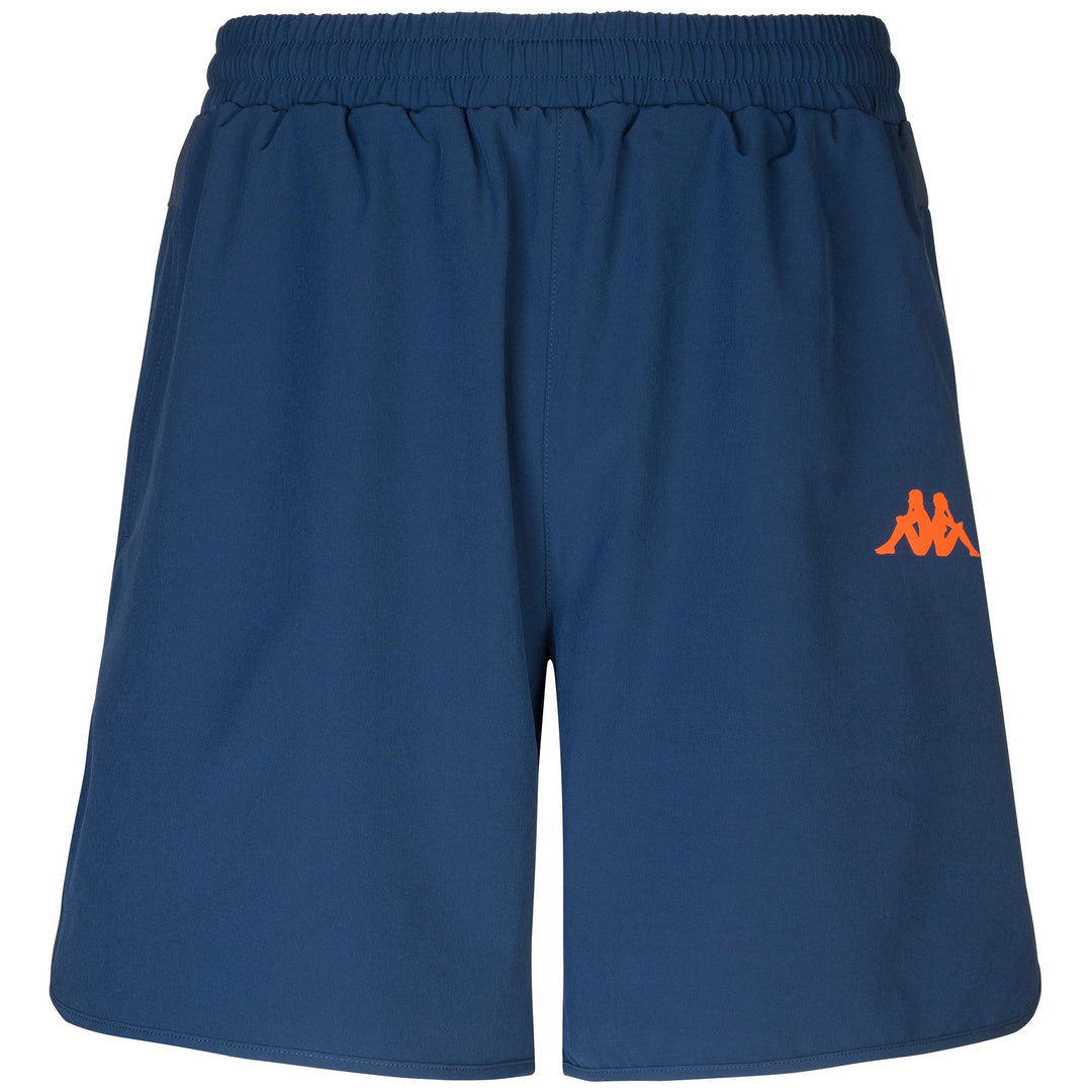 Shorts Man KOMBAT BERROW Sport  Shorts BLUE DK DENIM - ORANGE POPSICLE Photo (jpg Rgb)			