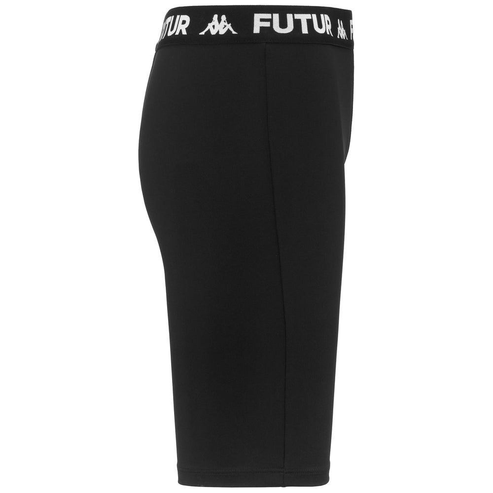 Shorts Woman CAOS KFF Sport  Shorts BLACK - WHITE Dressed Front (jpg Rgb)	